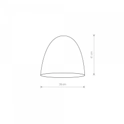 Klosz CAMELEON EGG M BL/G (8607) - Nowodvorski