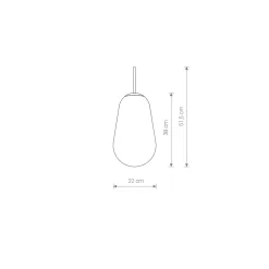 Klosz Cameleon PEAR M (10330) - Nowodvorski