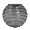 Klosz Nara Globe Ribbed Glass - Smoke (5039002) - Astro Lighting