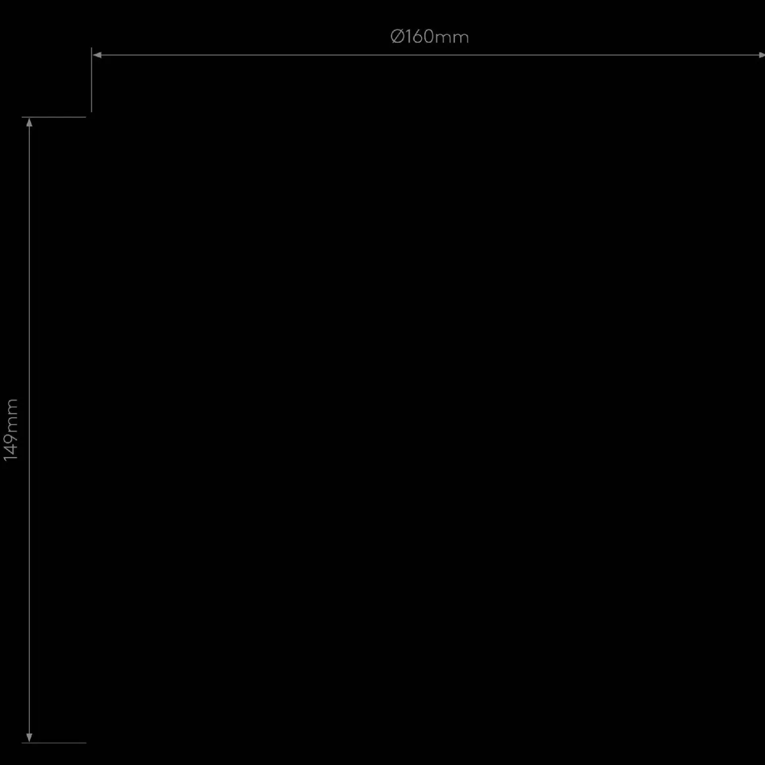 Klosz Nara Globe Ribbed Glass - Smoke (5039002) - Astro Lighting