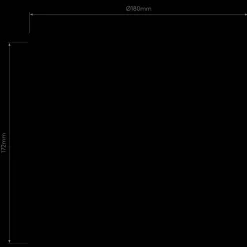 Klosz Nara Taper Glass - White (Opal) (5039003) - Astro Lighting