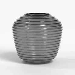 Klosz Nara Taper Ribbed Glass - Smoke (5039004) - Astro Lighting