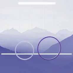 Kolorowa lampa wisząca Diego (66501) - Ramko