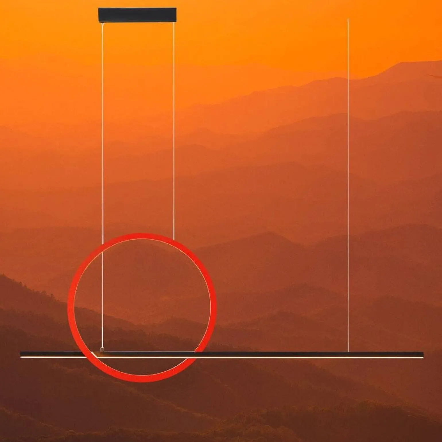 Kolorowa lampa wisząca Diego Uno (66531) - Ramko