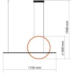 Kolorowa lampa wisząca Diego Uno (66531) - Ramko