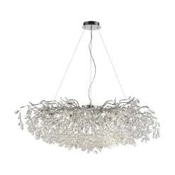 Kryształowa lampa wisząca RICICLE CHROM (2036-17) - Paul Neuhaus