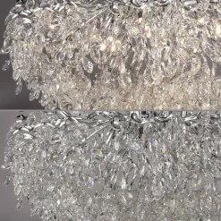 Kryształowa lampa wisząca RICICLE CHROM (2036-17) - Paul Neuhaus