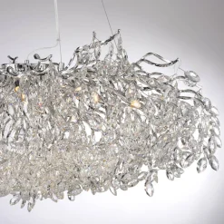 Kryształowa lampa wisząca RICICLE CHROM (2036-17) - Paul Neuhaus