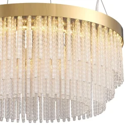 Kryształowy żyrandol GLORIA LED kryształowa złota 60 cm (ST-DL8511) - Step into Design
