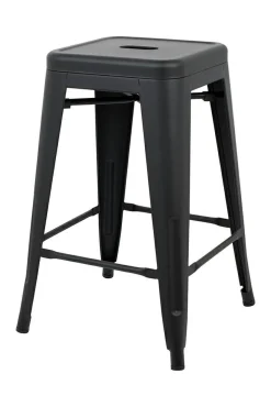 Krzesło barowe TOWER 66 (Paris) czarne (KH010100962) - King Home