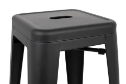 Krzesło barowe TOWER 66 (Paris) czarne (KH010100962) - King Home