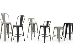 Krzesło barowe TOWER 66 (Paris) czarne (KH010100962) - King Home