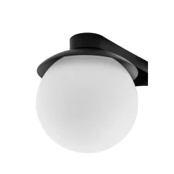 KUUL B czarna lampa sufitowa / plafon z podwyższoną szczelnością IP44 (KLB320S0) - Ummo