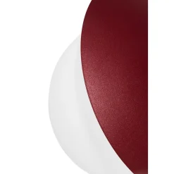 KUUL C burgundowa lampa sufitowa / plafon z podwyższoną szczelnością IP44 (KLC140S0) - Ummo