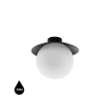 KUUL C czarna lampa sufitowa / plafon z podwyższoną szczelnością IP44 (KLC120S0) - Ummo