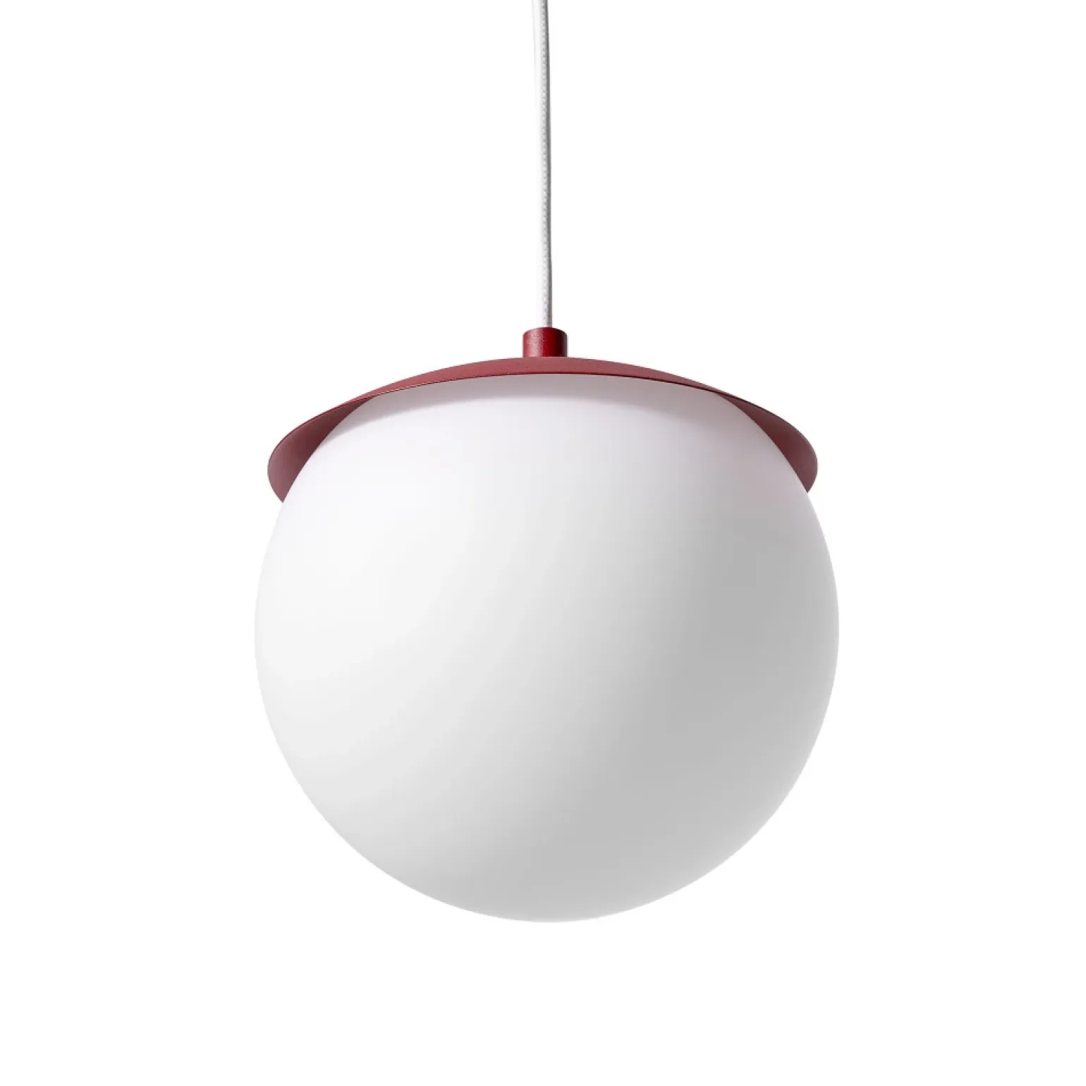 KUUL G burgundowa sufitowa lampa wisząca z podwyższoną szczelnością IP44 (KLG141PS0) - Ummo