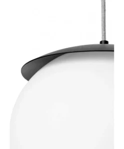 KUUL G czarna sufitowa lampa wisząca z podwyższoną szczelnością IP44 (KLG122PS0) - Ummo