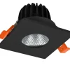 Kwadratowa lampa wpuszczana CLEAN S IP44 7W CCT SWITCH Czarna(AZ5989) - Azzardo