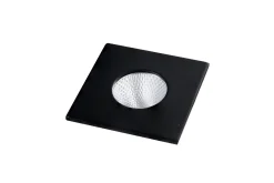 Kwadratowa lampa wpuszczana CLEAN S IP44 7W CCT SWITCH Czarna(AZ5989) - Azzardo