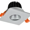 Kwadratowa lampa wpuszczana CLEAN S IP44 7W CCT SWITCH Biała (AZ5990) - Azzardo