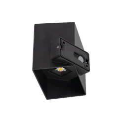 Kwadratowy kinkiet na elewację CUBE BLACK KINKIET LED IP 54 (18182) - TK Lighting