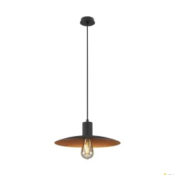 LALU®,Klosz, E27 Base, Mix& Match, wys.: 3,5 cm, czarny (1007659) - SLV