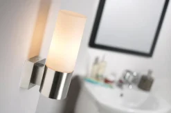 Lampa łazienkowa TANG Nordlux E14 40W Szkło Stal szczotkowana