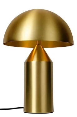 Lampa biurkowa FUNGO złota - mosiądz (MT20520-2-250T) - King Home