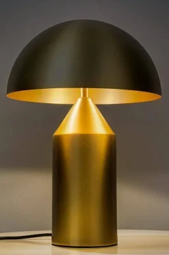 Lampa biurkowa FUNGO złota - mosiądz (MT20520-2-250T) - King Home