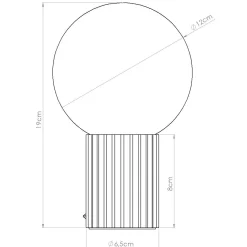 Lampa biurkowa HALO biała (SL.1711) - Sollux Lighting
