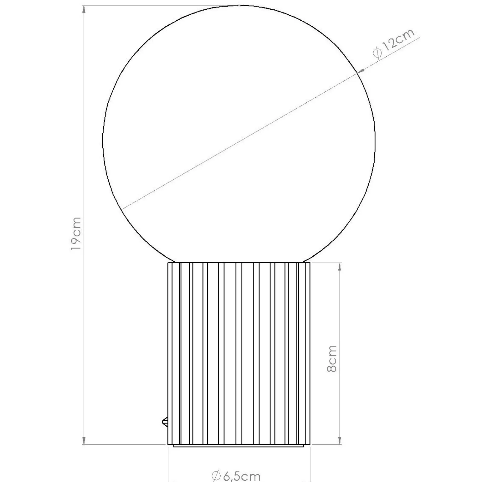 Lampa biurkowa HALO biała (SL.1711) - Sollux Lighting