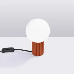 Lampa biurkowa HALO ochra czerwona (SL.1731) - Sollux Lighting