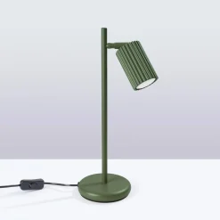 Lampa biurkowa KARBON zielona oliwka (SL.1624) - Sollux Lighting