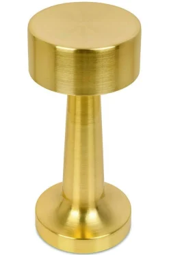 Lampa biurkowa LEE złota - wbudowana bateria, LED (LEE.GOLD) - King Home