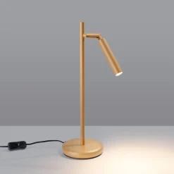 Lampa biurkowa PASTELO złota (SL.1470) - Sollux Lighting