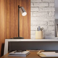 Lampa biurkowa WINX czarny/chrom (SL.1373) - Sollux Lighting