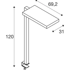 Lampa biurkowa WORKLIGHT (1005394) - SLV
