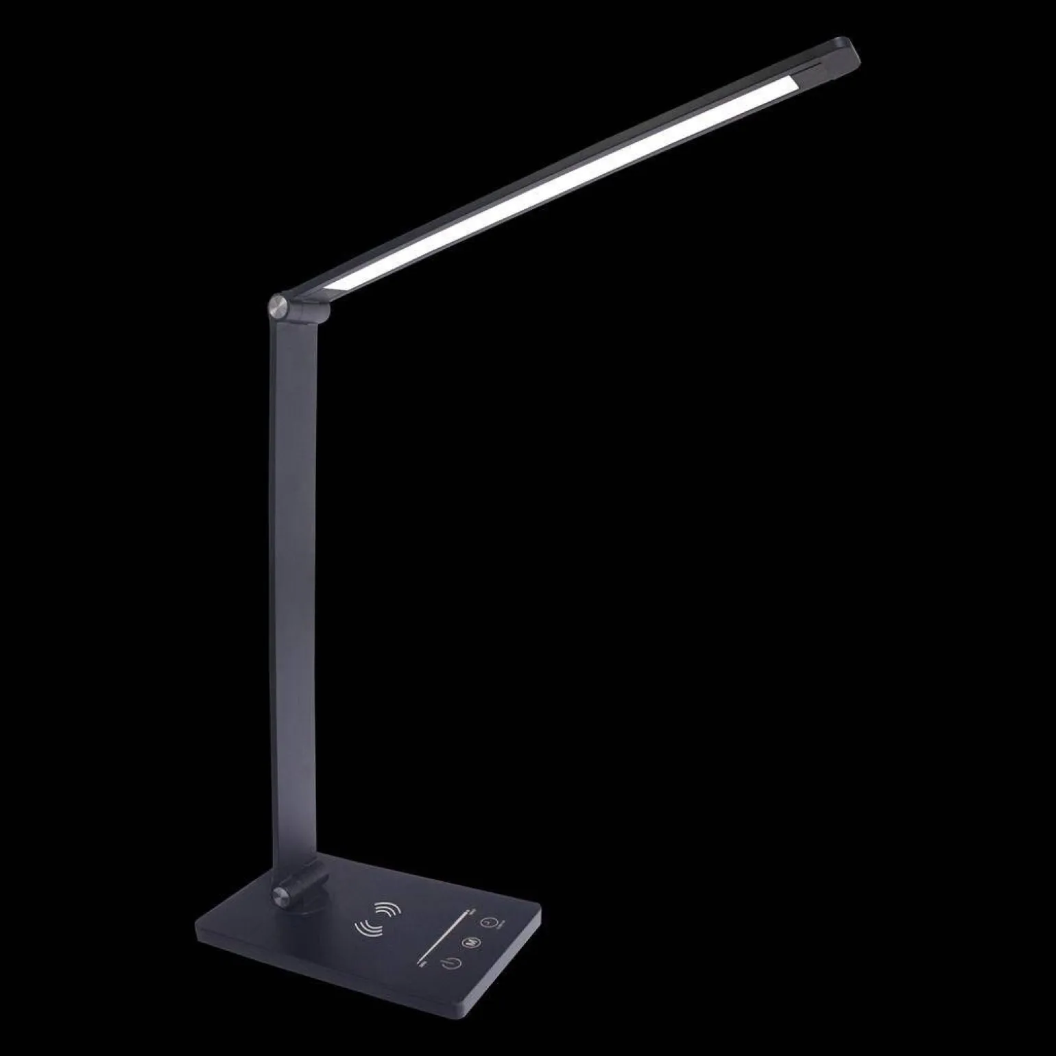 Lampa biurkowa z ładowaniem indukcyjnym VARIO BLACK LED (ML8866) - Milagro