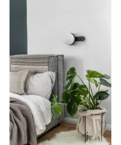 Lampa ścienna / kinkiet czarny Kuul D1 z włącznikiem (KLD12001) - Ummo