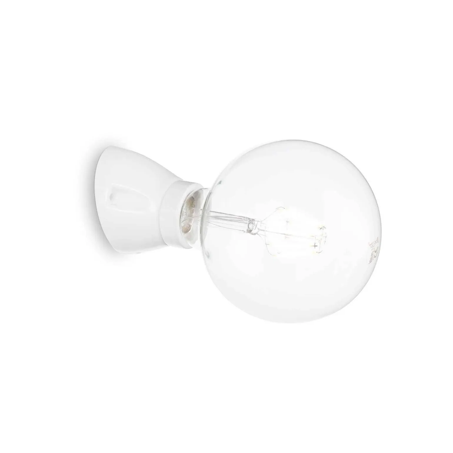 Lampa ścienna / Kinkiet WINERY Biały (WINERY_AP1_BIANCO) - Ideal Lux