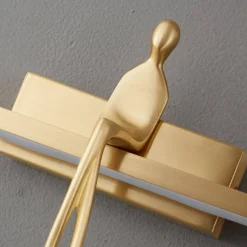 Lampa ścienna AMICI złota 31 cm (ST-B3578 gold) - Step into Design