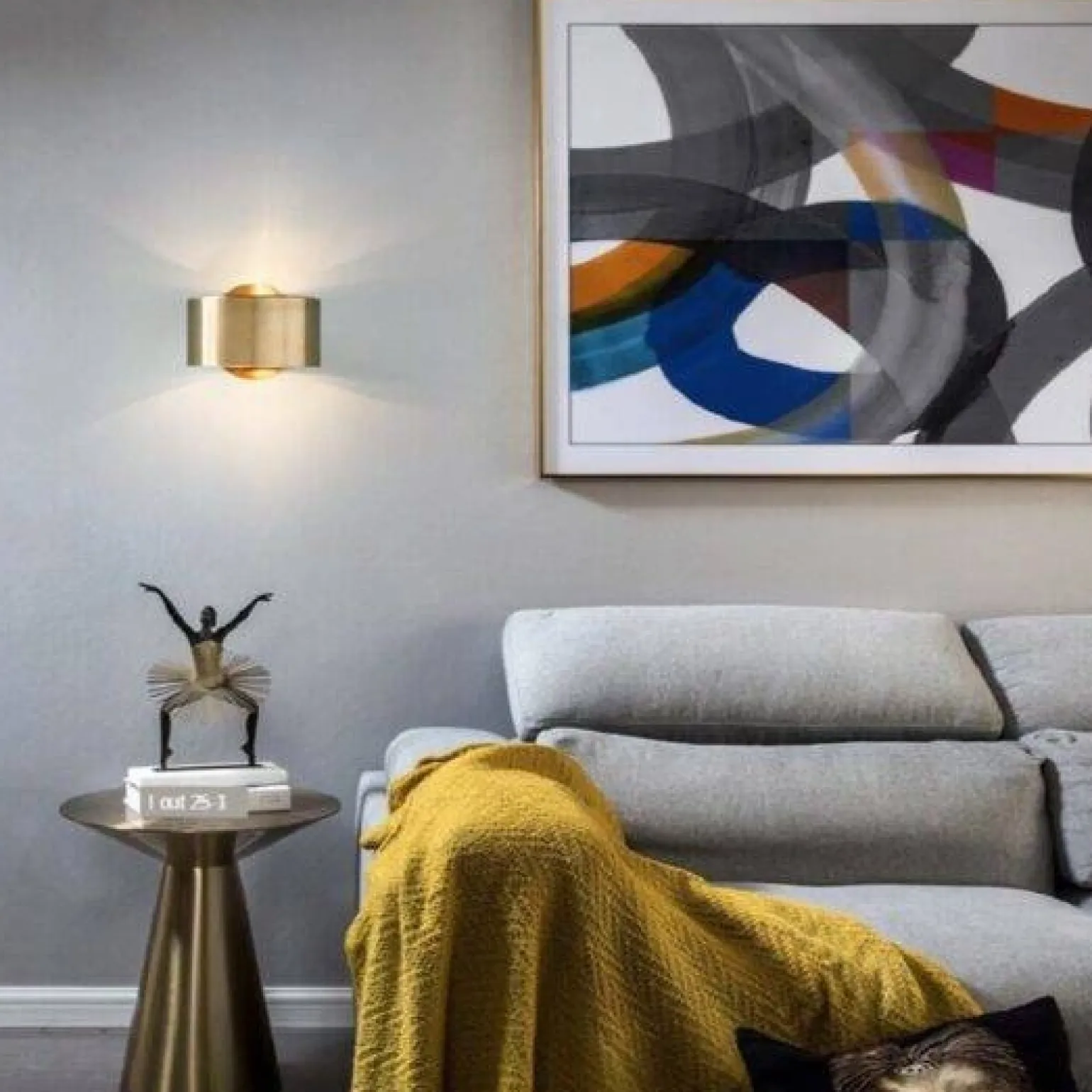 Lampa ścienna ARRO czarna (MSE1501100130) - Moosee