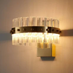 Lampa ścienna AURA złota (DW925) - Step into Design