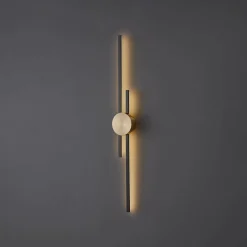 Lampa ścienna CENTRO czarna 92 cm (ST-B3327-M) - Step into Design