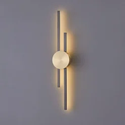 Lampa ścienna CENTRO LED czarna 64 cm (ST-B3327-S) - Step into Design