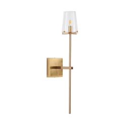 Lampa ścienna CLASSICO złota szklany klosz 62 cm (ST-DL8502 gold) - Step into Design