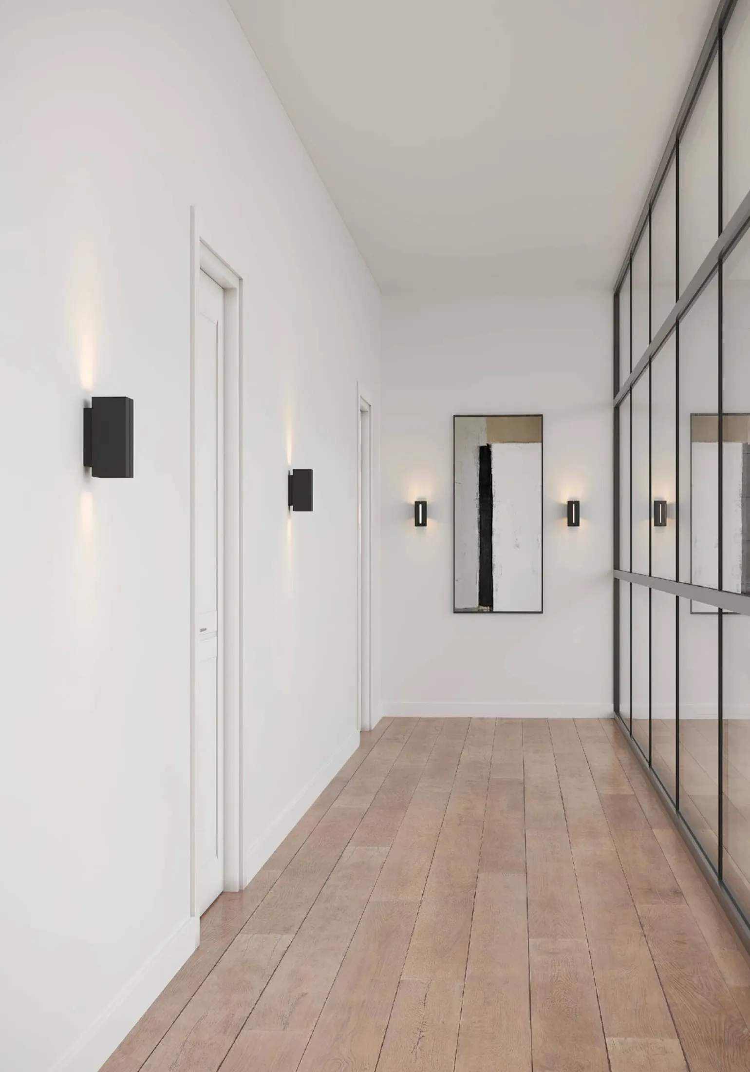 Lampa ścienna CURTIZ Nordlux LED Aluminium Czarny mat