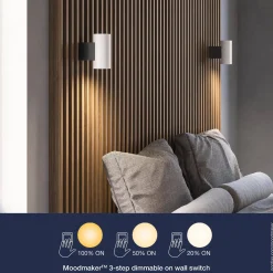 Lampa ścienna CURTIZ Nordlux LED Aluminium Czarny mat