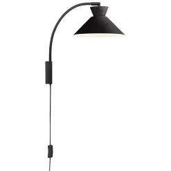 Lampa ścienna DIAL Nordlux E27 40W Metal Czarny