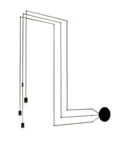 Lampa ścienna FLUSSO WALL 3 (JD0032-3W) - King Home